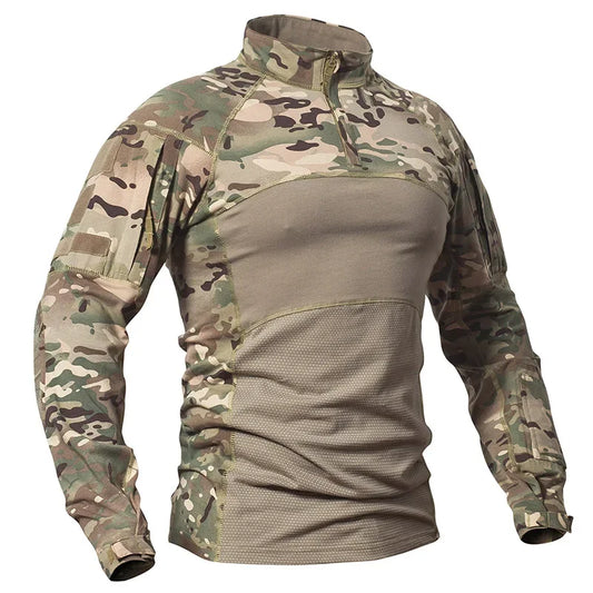 Men's Camouflage Hunting Combat T Shirt