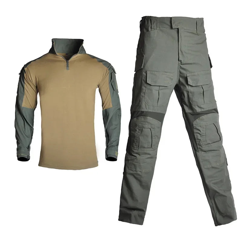 Camo Camouflage Clothing Cargo Pant Hiking Shirt