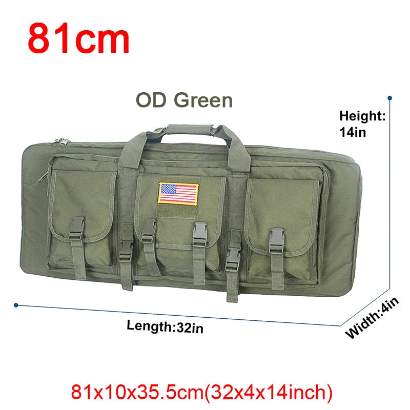 32 38 42 48 inch Double Rifle Case Airsoft Gun Case Backpack Hunting
