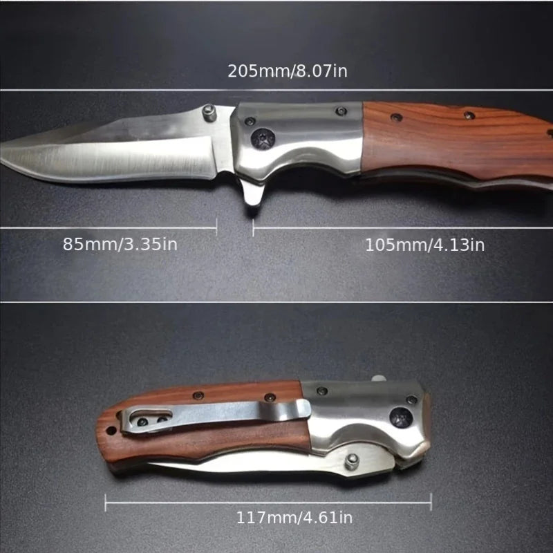 Folding Pocket Knife, Knife With Pocket Clip For Men And Women