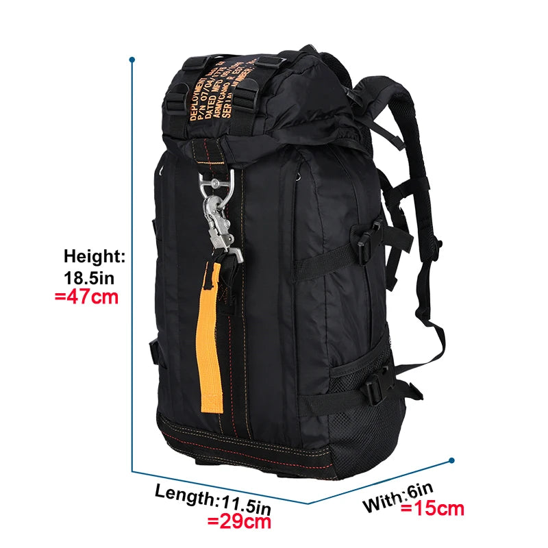 Tactical Backpack Camping Hiking Climbing Gear Bushcraft Travel Bags Durable Sports Backpacks