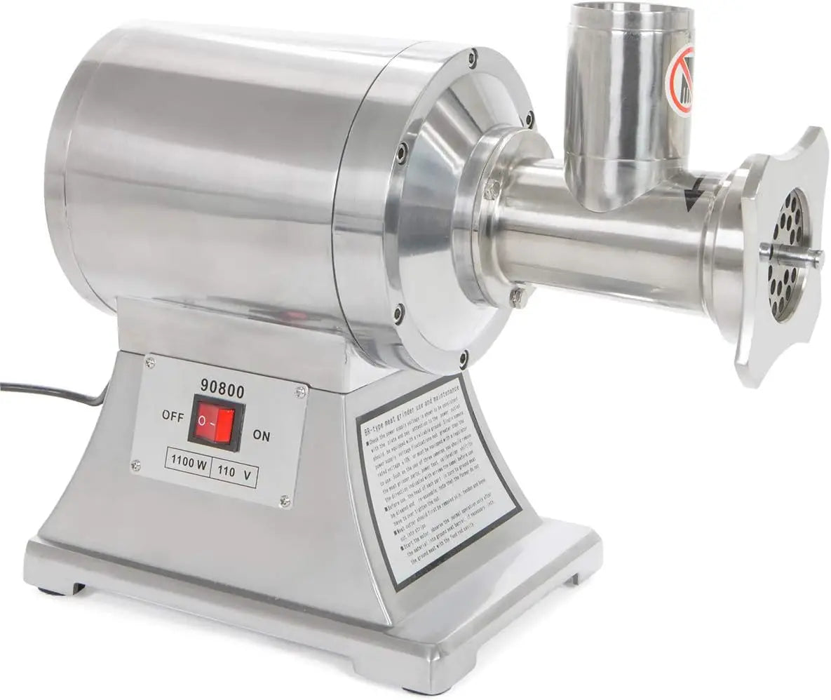 1100W Electric Commercial , Meat Grinder w/Cutting Blade Stainless Steel Mincer Sausage Maker