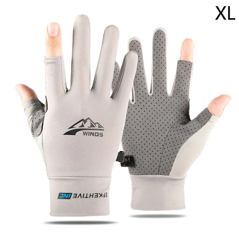 Men Women Fishing Gloves Spring Breathable Cycling Sport Gloves Fishing Winter Warm Workout Gloves