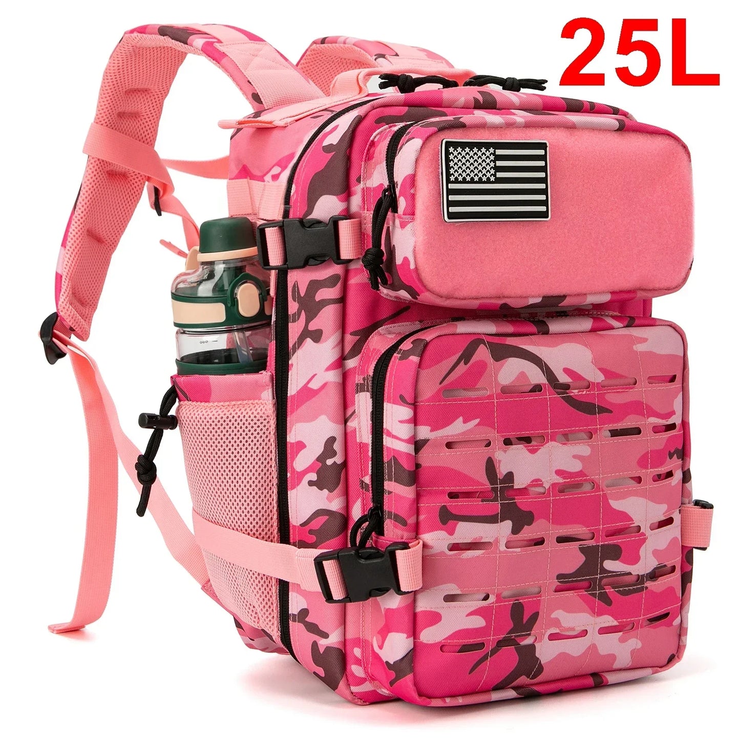 Tactical Backpacks for Men Survival Laser Cut Hunting with Dual Cup Holders