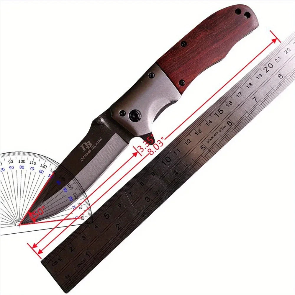 1pc Outdoor Portable Folding Knife Hardness Survival Military Tactical Pocket Knives for Camping and Fishing