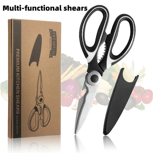 Multifunctional Scissors Stainless Steel Scissors Chicken Bone Meat Fish Killing
