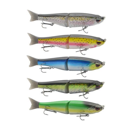 Glide Baits Jointed Swimbait Fishing Lure Baitfish Glide Swimbait Sinking Wobbler For Bass Pike Salmon Trout Muskie