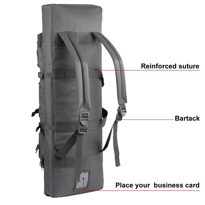 32 38 42 48 inch Double Rifle Case Airsoft Gun Case Backpack Hunting