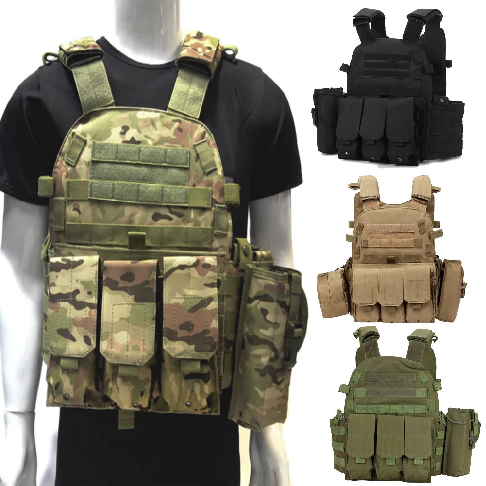 Nylon Tactical Vest Hunting Camo Vests Camouflage Hunting Vest Equipment