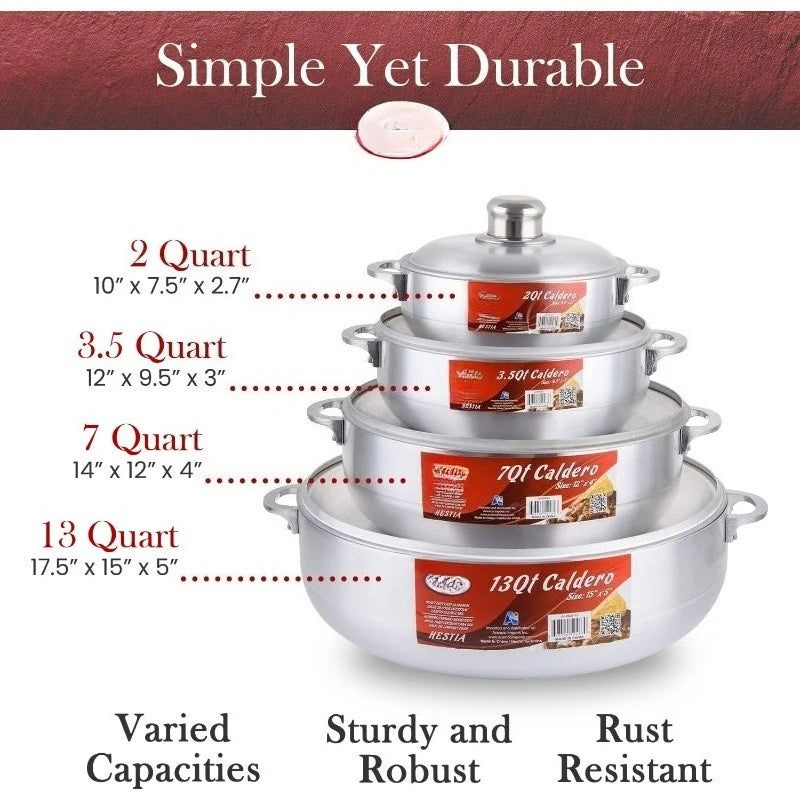Cooking Dutch Oven, Serve Large & Small Group