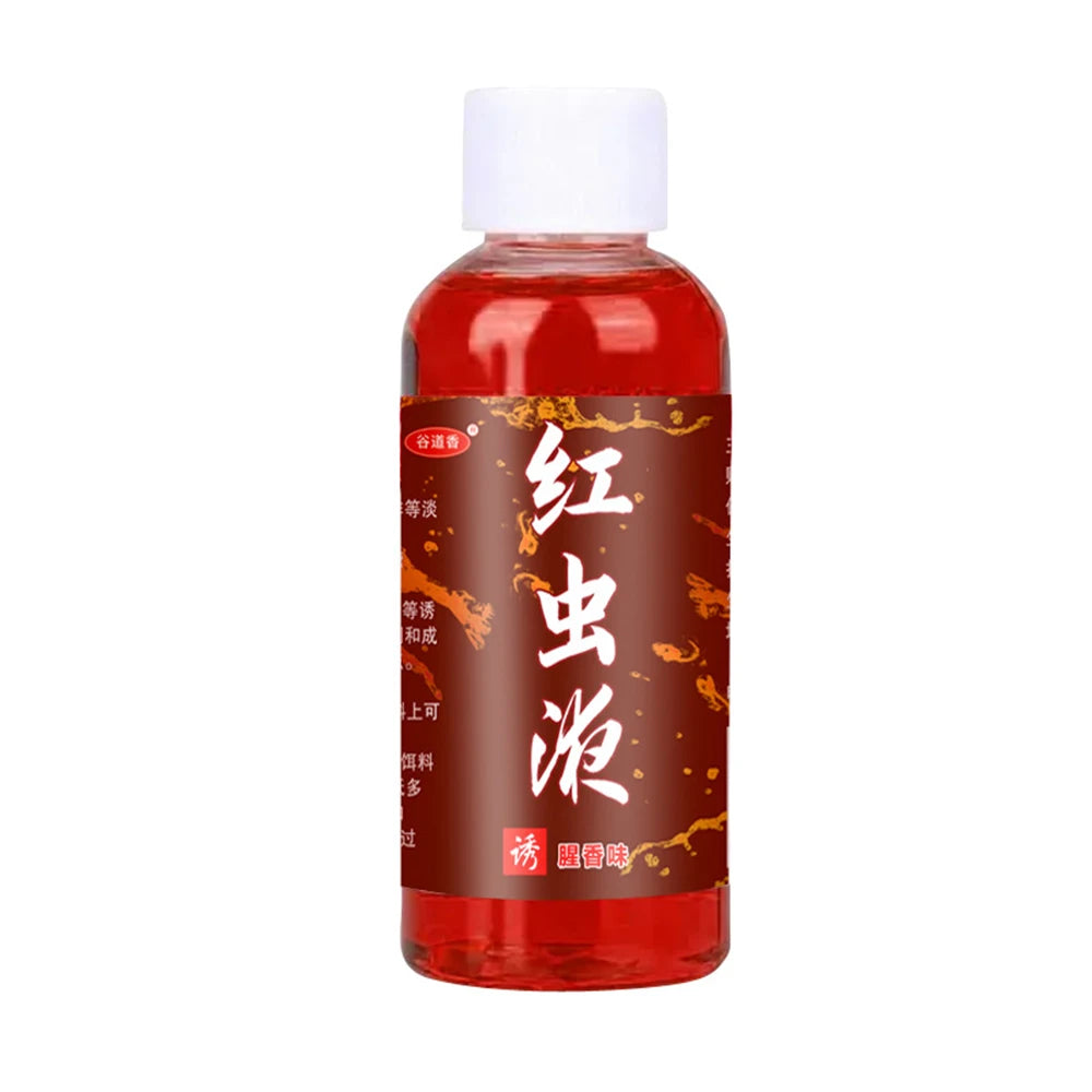 Liquid Blood Worm Scent Fish Attractant Concentrated Red Worm Liquid Fish Bait Additive