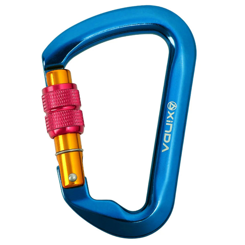 30kN Climbing Carabiner Heavy Duty Locking Carabiner Rock Climbing Carabiner for Rock Climbing Rappelling and Mountaineering