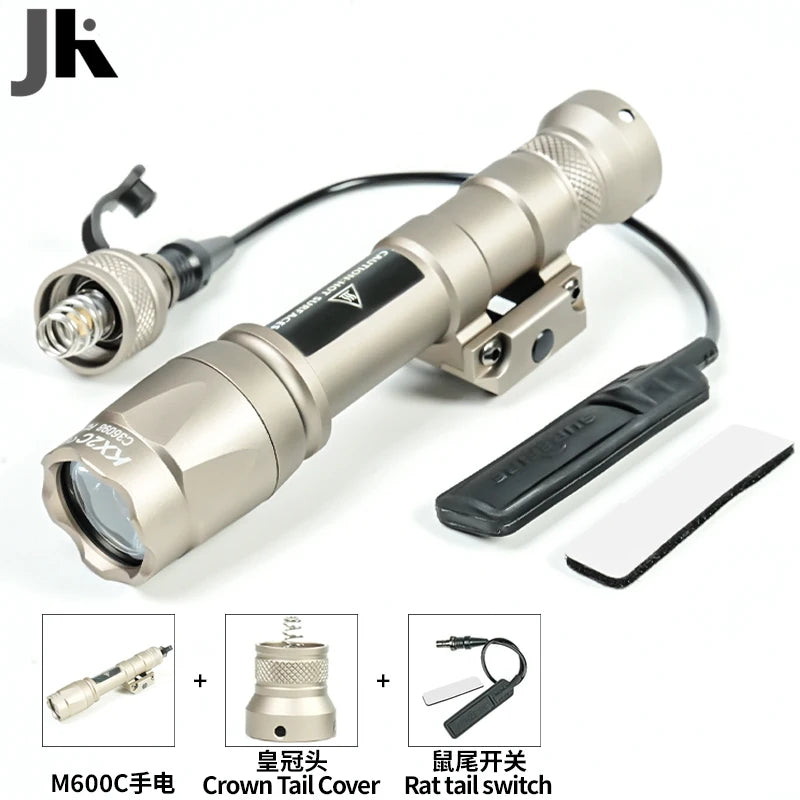Flashlight Rifle Hunting Weapon Scout Light Indicator Fit 20mm Rail
