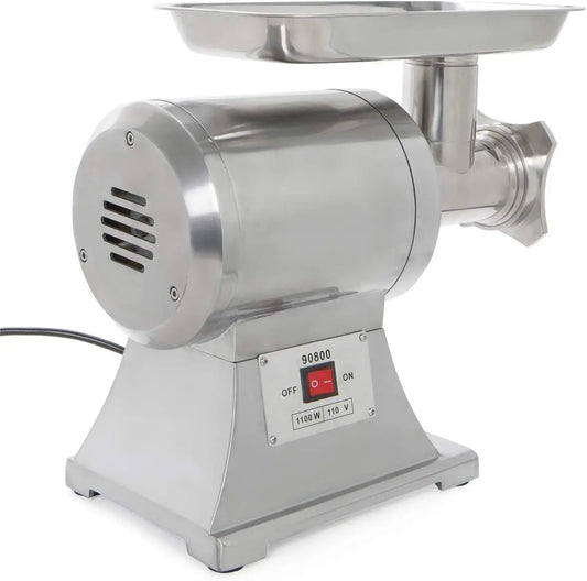1100W Electric Commercial , Meat Grinder w/Cutting Blade Stainless Steel Mincer Sausage Maker
