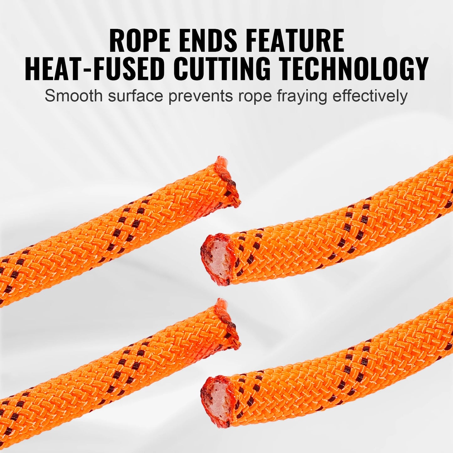 SucceBuy 120ft Dual-Weave Polyester Cord 3/8 1/2 inch 48-Strand Multi-Use Rope Arborist Activities Outdoor Adventures Versatile