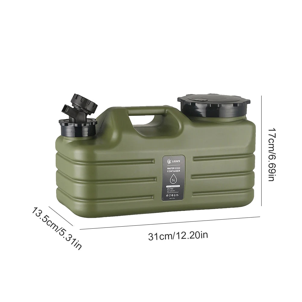 5L Water Storage Container with Faucet Drinking Water