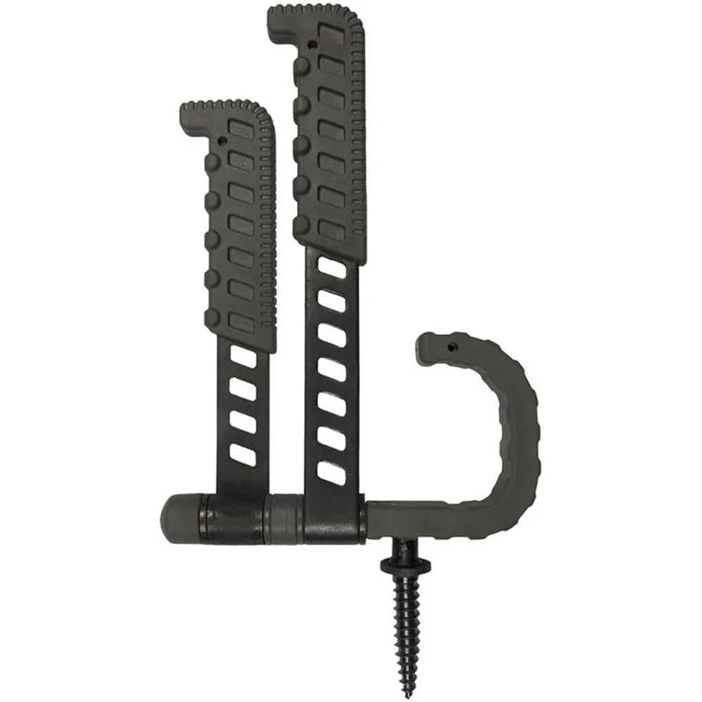 Tactical Trio Tree Hook Durable Hunting Accessory Hanger with 2 Rotating Arms and 1 J-Hook Easy Screw-in Installation
