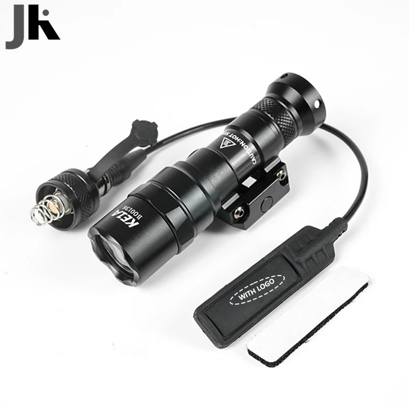 Flashlight Rifle Hunting Weapon Scout Light Indicator Fit 20mm Rail