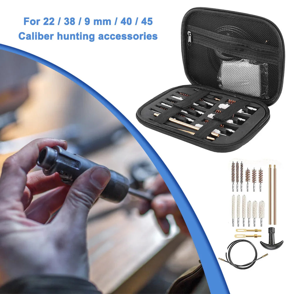 19Pcs/set Tactical Gun Barrel Cleaning Kit