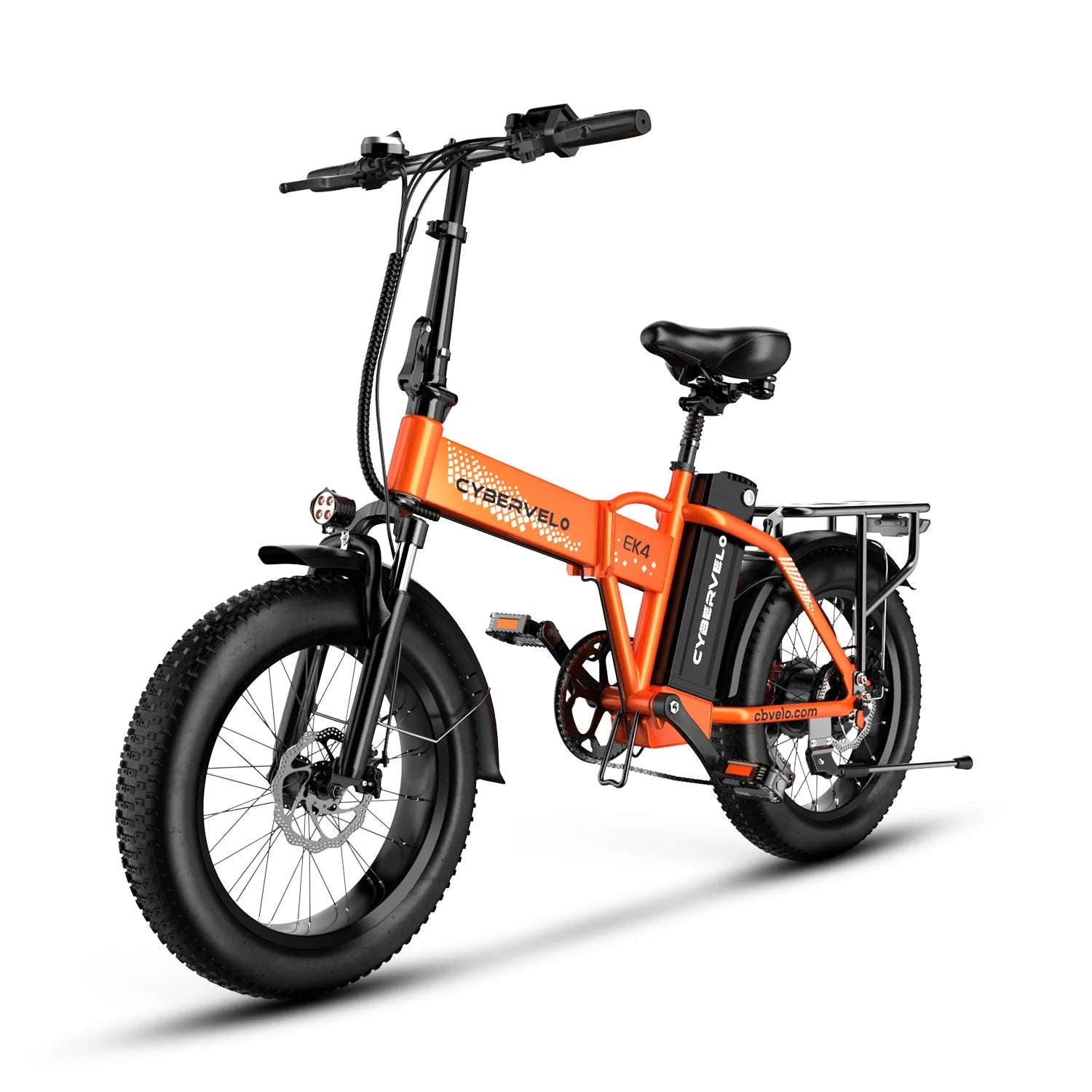 1000W Folding Electric Bike, 48V 20AH Large Removable Battery E Bike, 30+MPH, 80 Miles Max Range, 20" Fat Tire Electric Bike for
