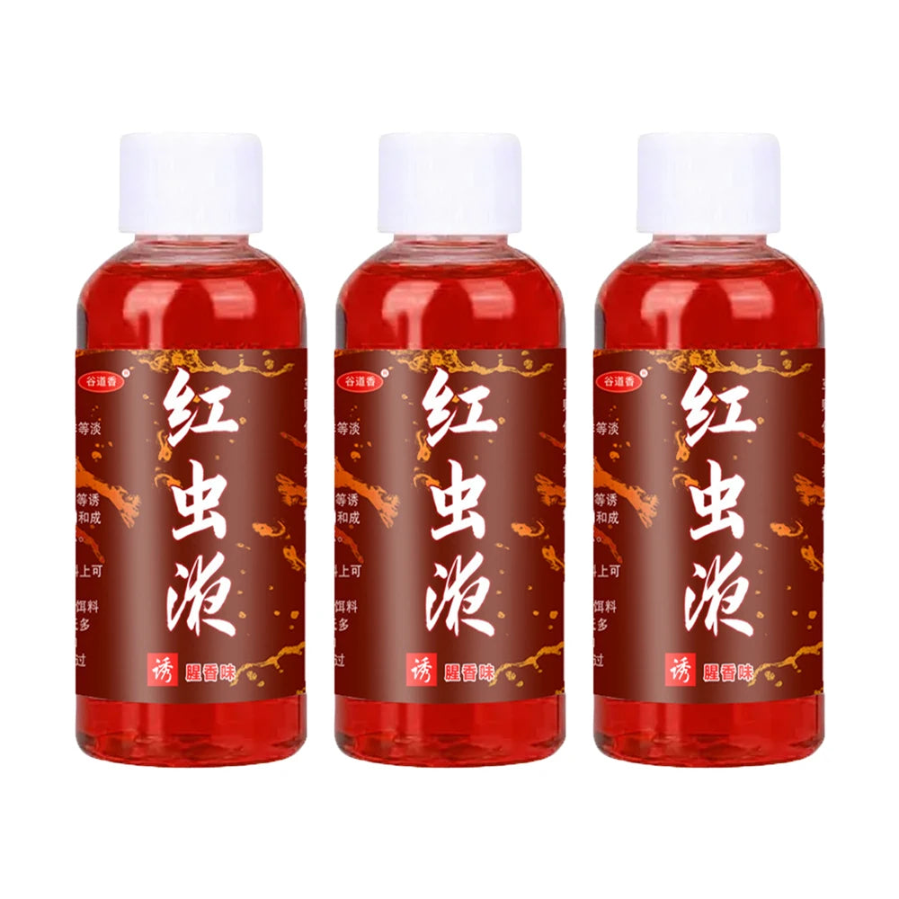 Liquid Blood Worm Scent Fish Attractant Concentrated Red Worm Liquid Fish Bait Additive
