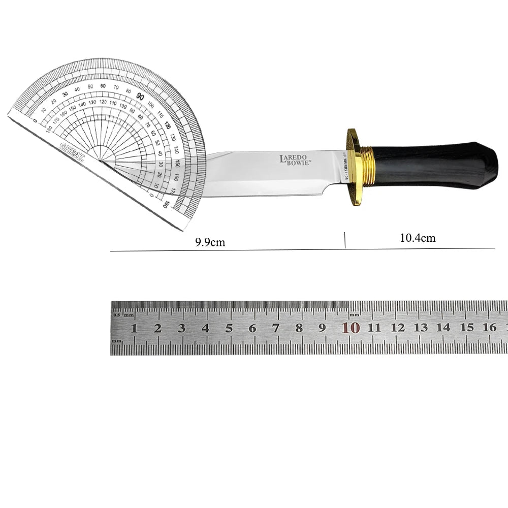 Tactical Hunting Straight Knife, High Hardness 9Cr13Mov Blade Outdoor Knife, Multi-purpose Mountaineering Camping Pocket Knife