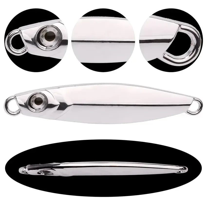 Metal Jig Fishing Lure Shore Cast Hook Swimbait Artificial Bait