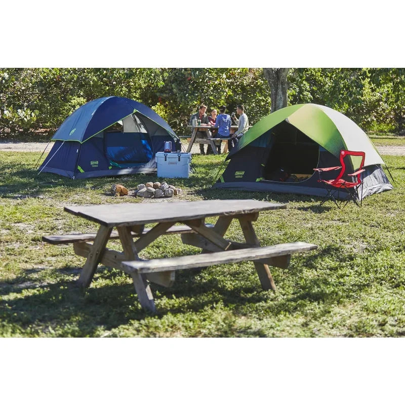 , Weatherproof Tent Sets Up in 10 Mins 4 Person