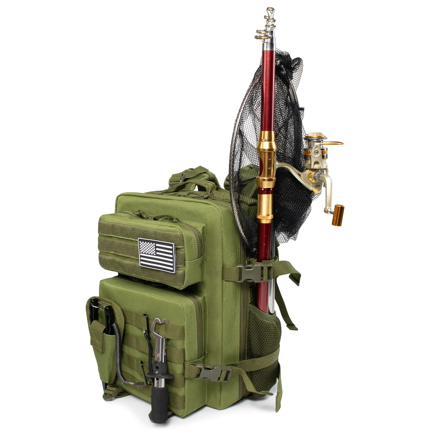 Fishing Hunting Bag Tactical Backpack, Durable Waterproof