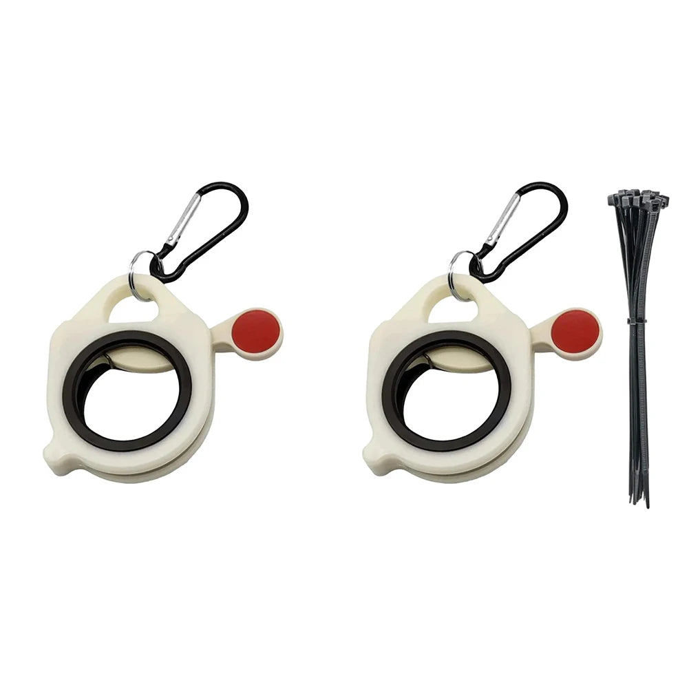 Zip Tie Holder Plastic Fluorescent Cable Tie Organizer Reusable Electrical Wire Ties Clip Portable Cable Tie Storage Tool