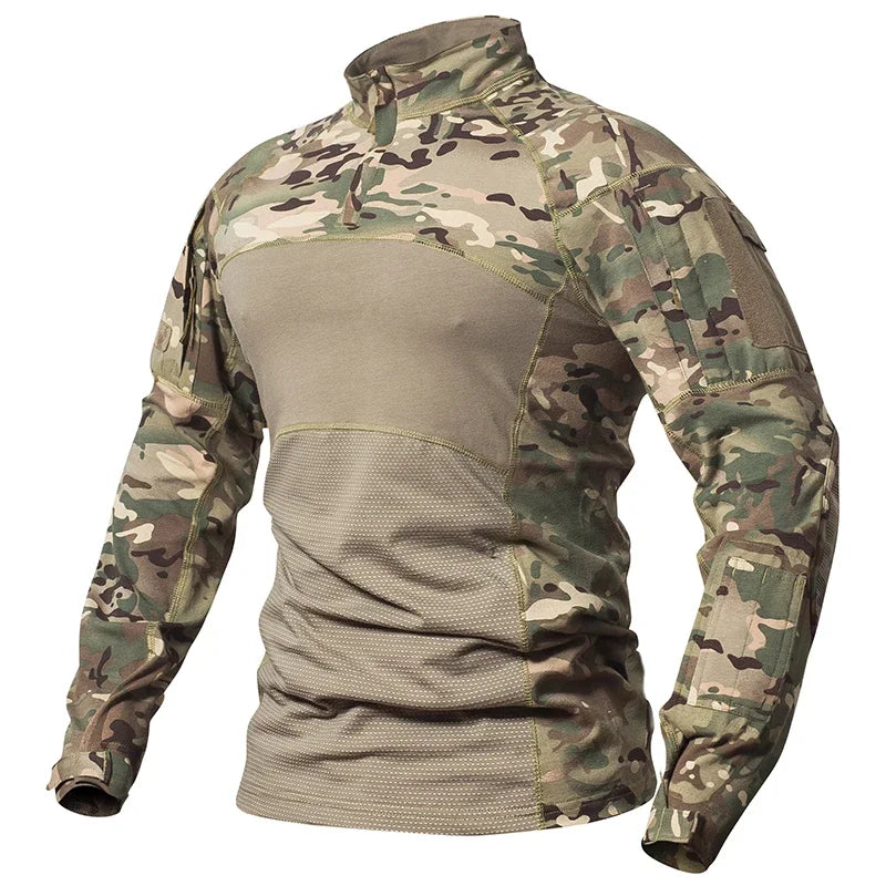 Men's Camouflage Hunting Combat T Shirt