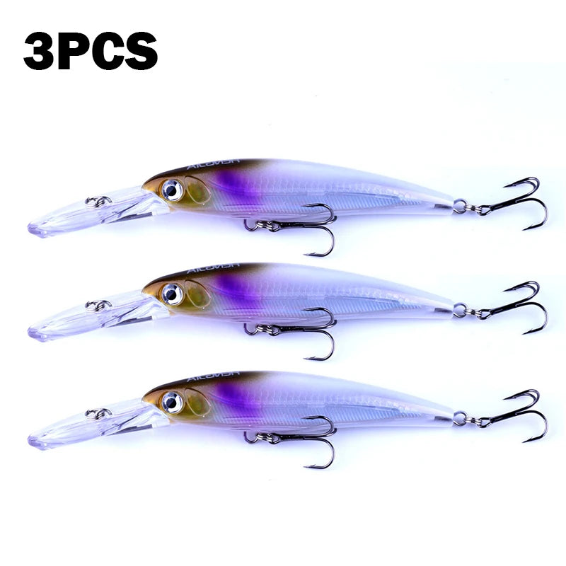 HENGJIA 1pcs Fishing Lures 170mm 30g Plastic Hard Bait Minnow Wobblers For Trolling Lure Bass Crank Bait isca fishing tackles