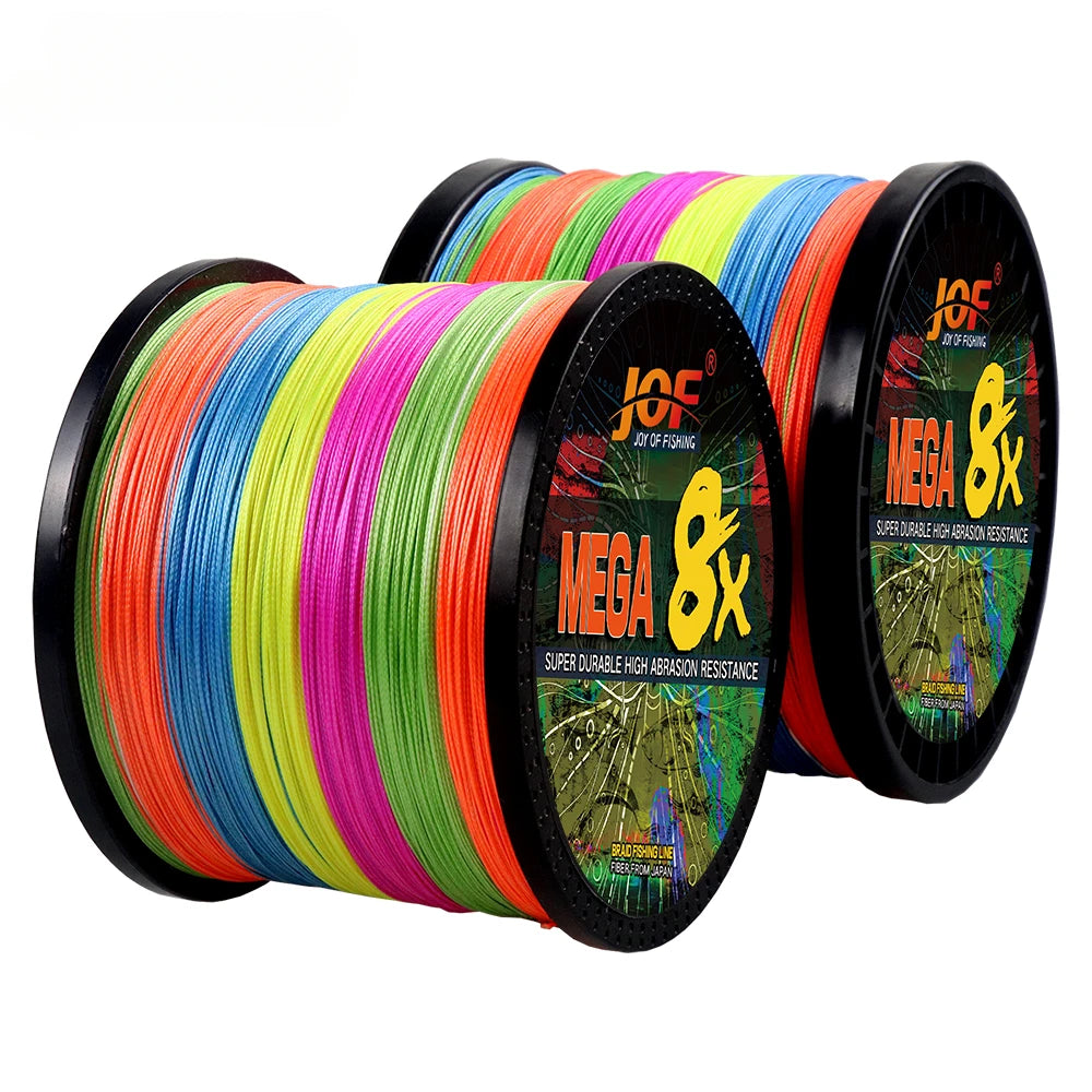 Braided Fishing Line 8 Strands Multifilament Fly Strong Cord for Sea Bass Carp Accessories