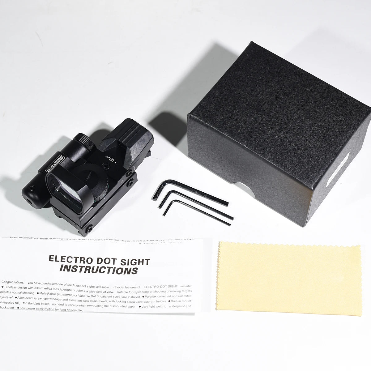 Red Dot Sight with Laser Pointer 4 Reticle