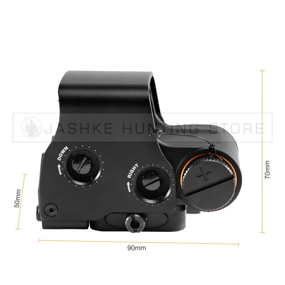 Magnifier Red Dot Combo Scope Optics QD Mount Fit 20MM Rail Mount With Full Marking