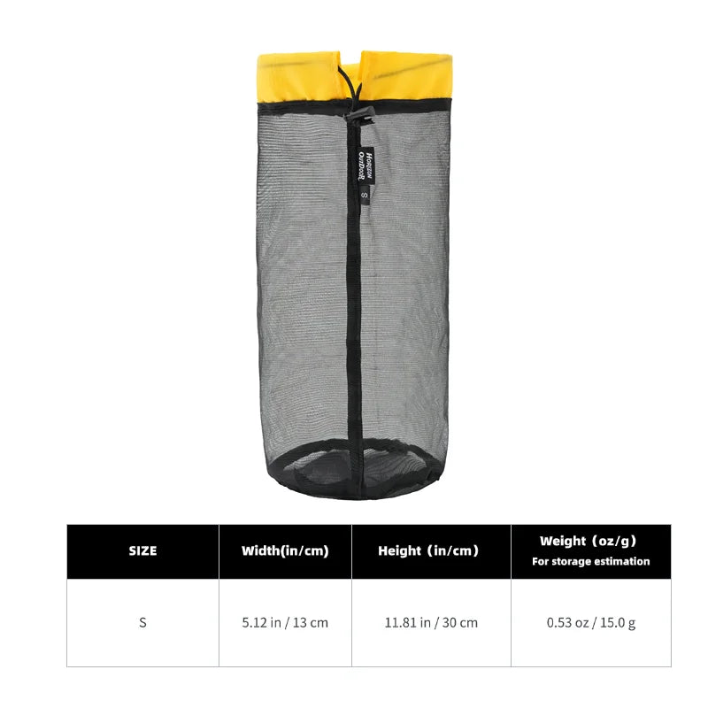 Drawstring Storage Bags Compression Pouches for Camping, Hiking, Laundry & Grocery