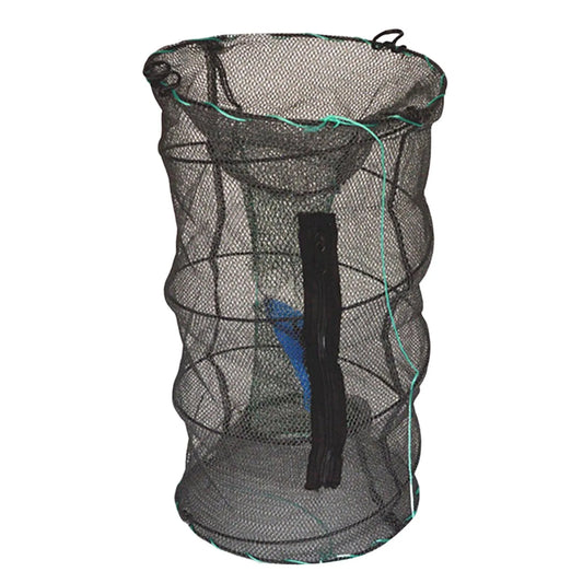 Long Fishing Nets Shrimp Trap Cage Collapsible Nets Lightweight for Smelt Eel Craw Fish