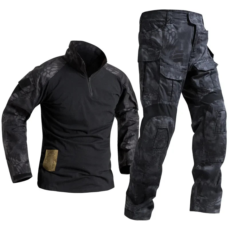 Camo Camouflage Clothing Cargo Pant Hiking Shirt
