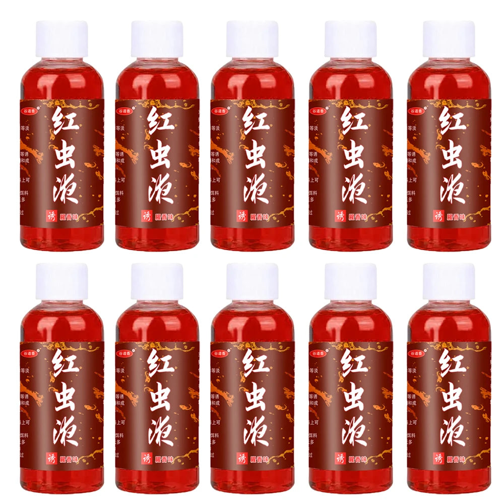 Liquid Blood Worm Scent Fish Attractant Concentrated Red Worm Liquid Fish Bait Additive