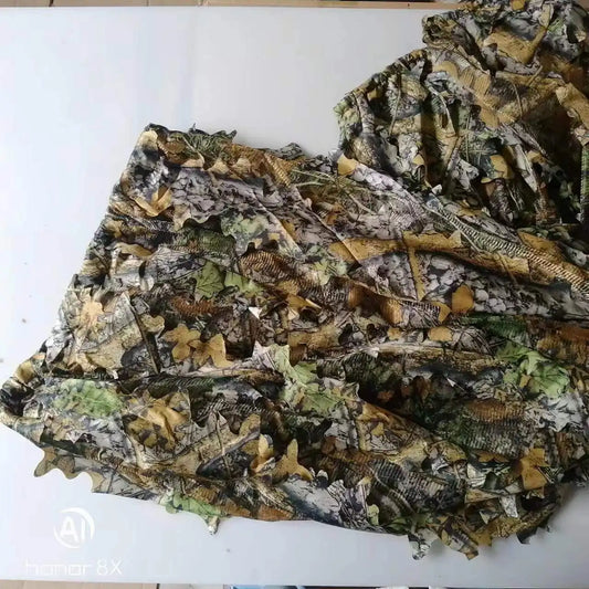 Men Women Kids Suit Leaves Clothing Hunting Suit Pants Hooded Jacket