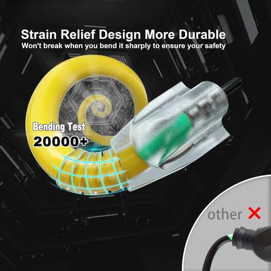 100 ft 12/3 Gauge Heavy Duty Outdoor Extension Cord