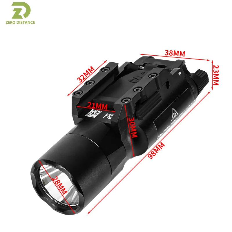 Ultra Metal flash light Hunting Weapon