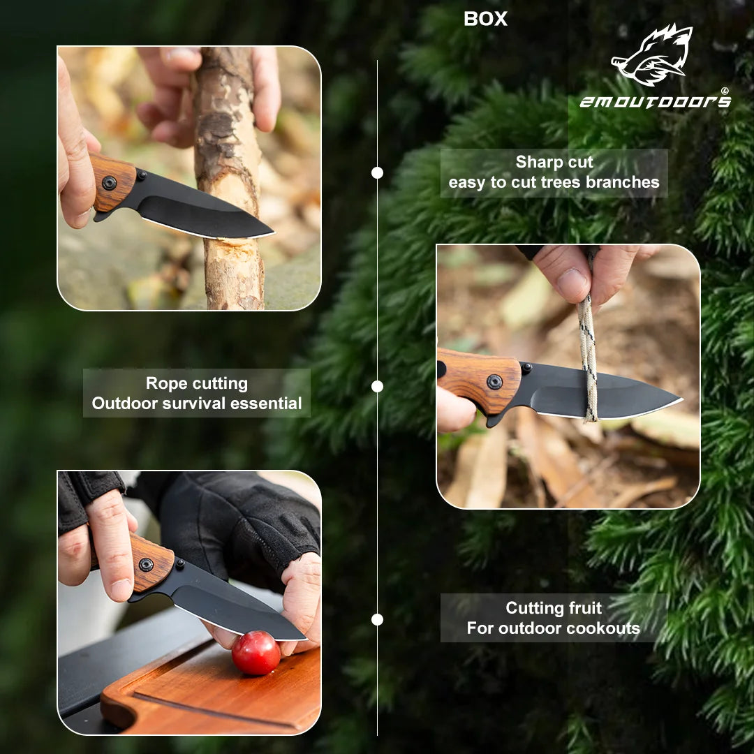 Outdoor survival equipment, collectors of knife fans, fishing, hiking, field survival, gifts for men and women.