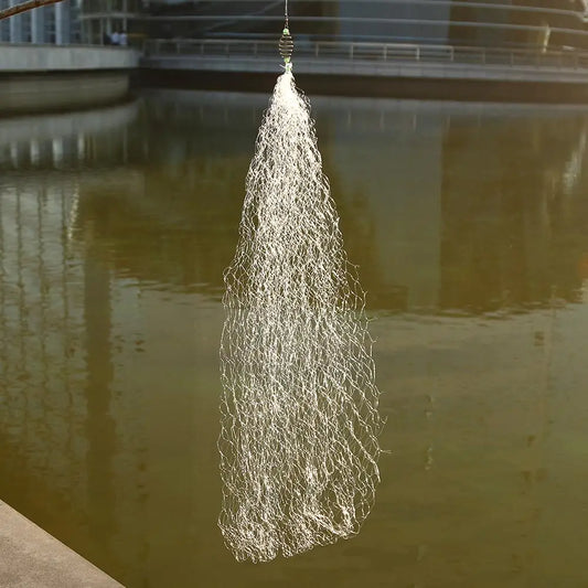 Fishing Net Trap Mesh Netting Fishnet Tackle Design Copper Spring Shoal Cast Gill