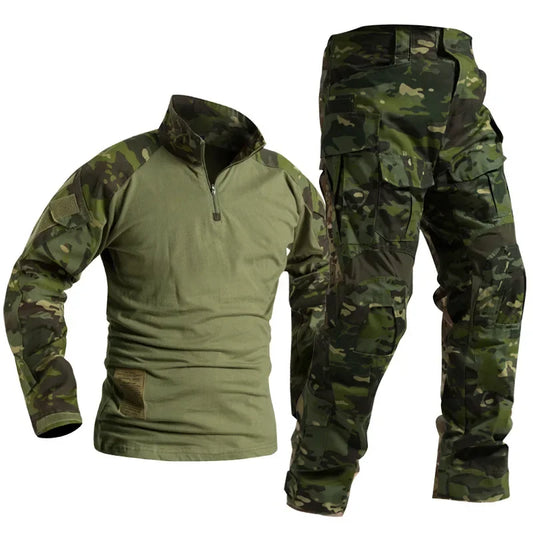 Camo Camouflage Clothing Cargo Pant Hiking Shirt
