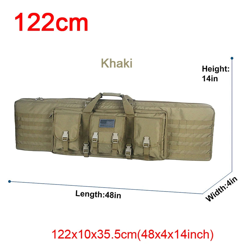 32 38 42 48 inch Double Rifle Case Airsoft Gun Case Backpack Hunting