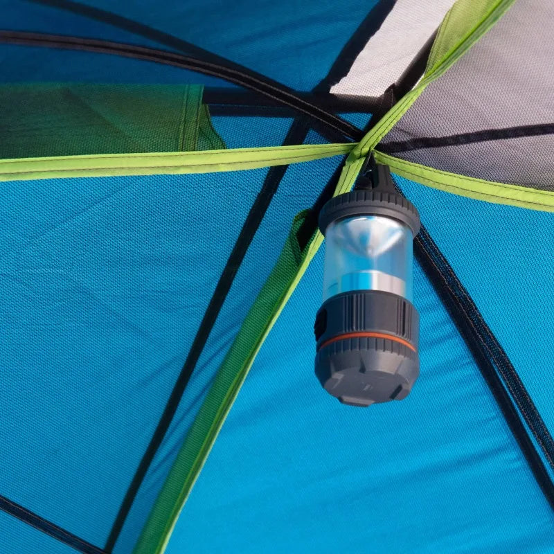 Ozark Trail 10-Person Dome Tent with Screen Porch – 3-Room Family Camping Tent with Weather Protection