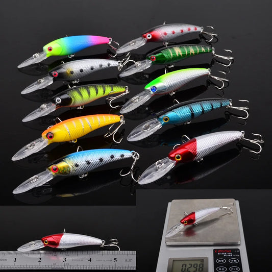 Fishing Lures Minnow Lures Mix Colors Lure Bait Fishing Gear