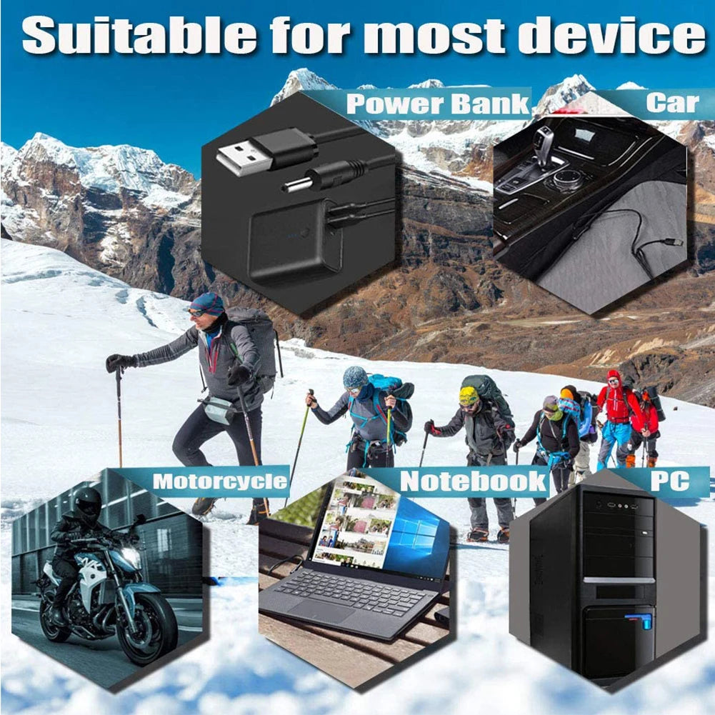 Winter Electric Warming Gloves Soft USB Heated Gloves PU Thermal Heated Gloves Leather Heating Gloves for Fishing Riding Cycling