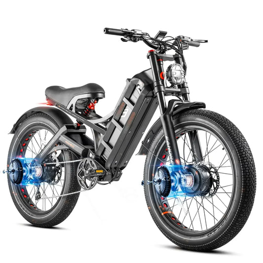 Romeo P2 Electric bike High power motor 52v 60ah lithium battery E-bicycle Adult mountain off-road Hybrid power Electric BIKE